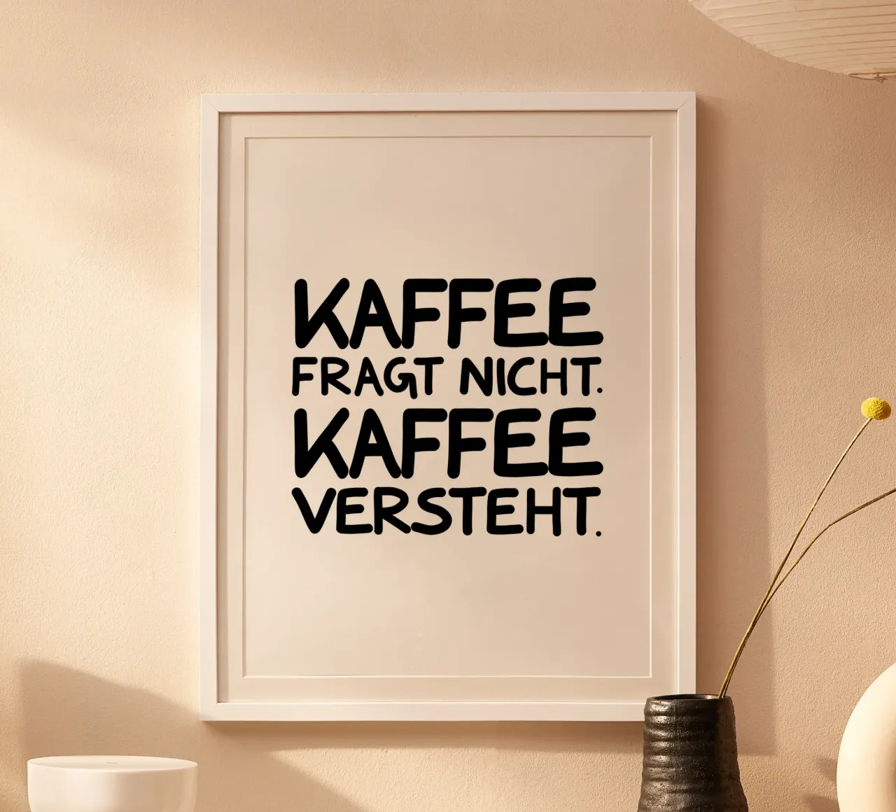 Kaffee versteht poster da BAINAI QUOTES
