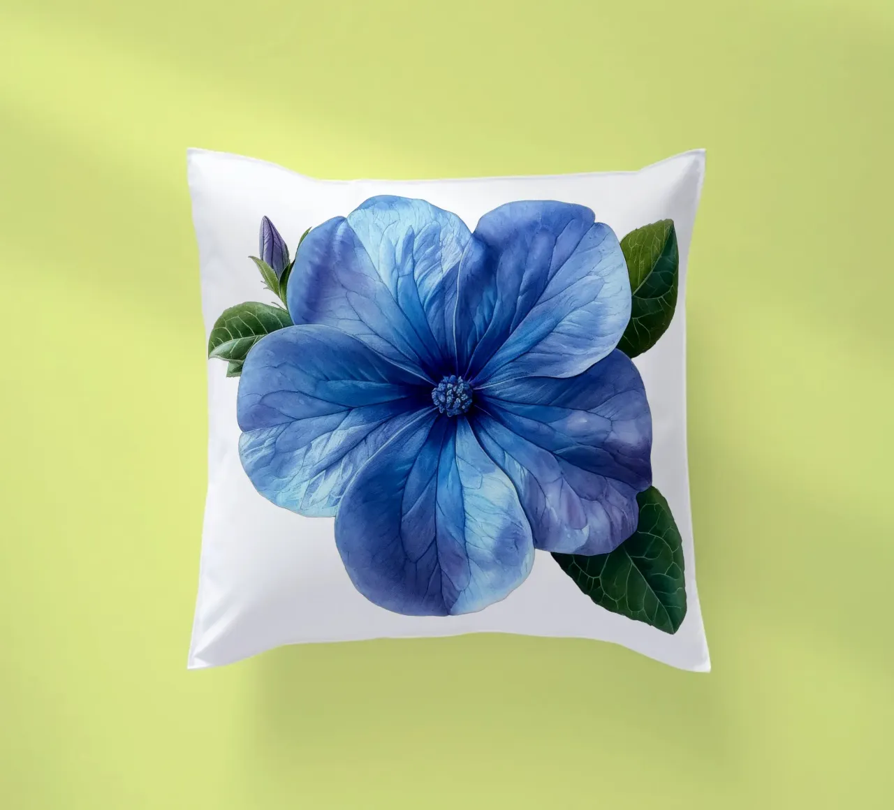 Fiore di pervinca cuscino da Bold Blooms