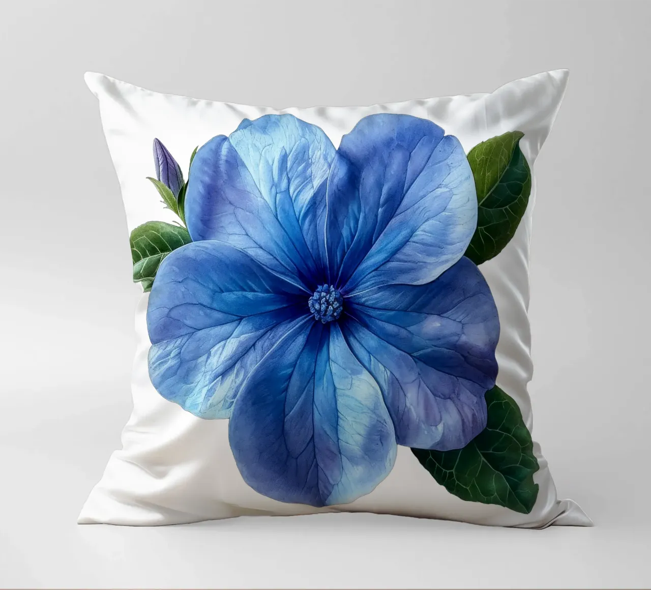 Fiore di pervinca cuscino da Bold Blooms