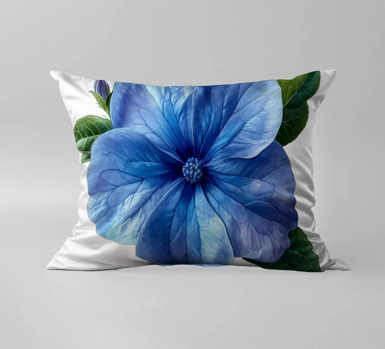 Fiore di pervinca cuscino da Bold Blooms