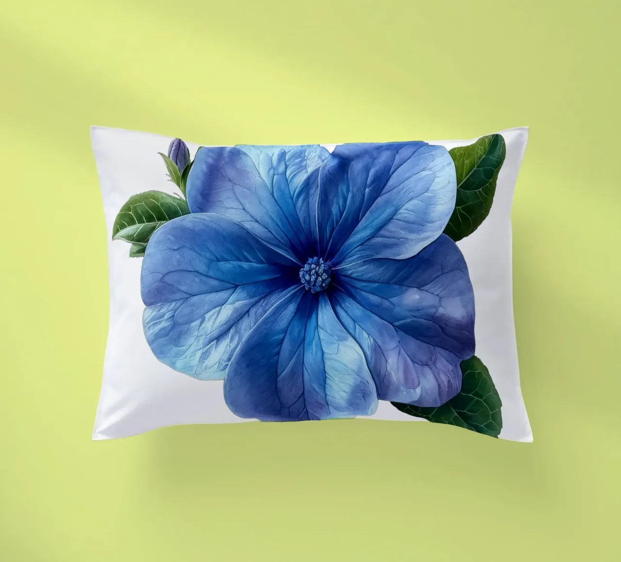 Fiore di pervinca cuscino da Bold Blooms