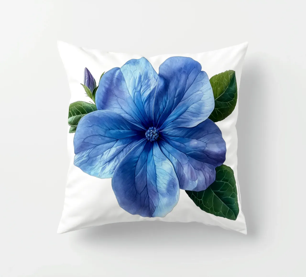 Fiore di pervinca cuscino da Bold Blooms