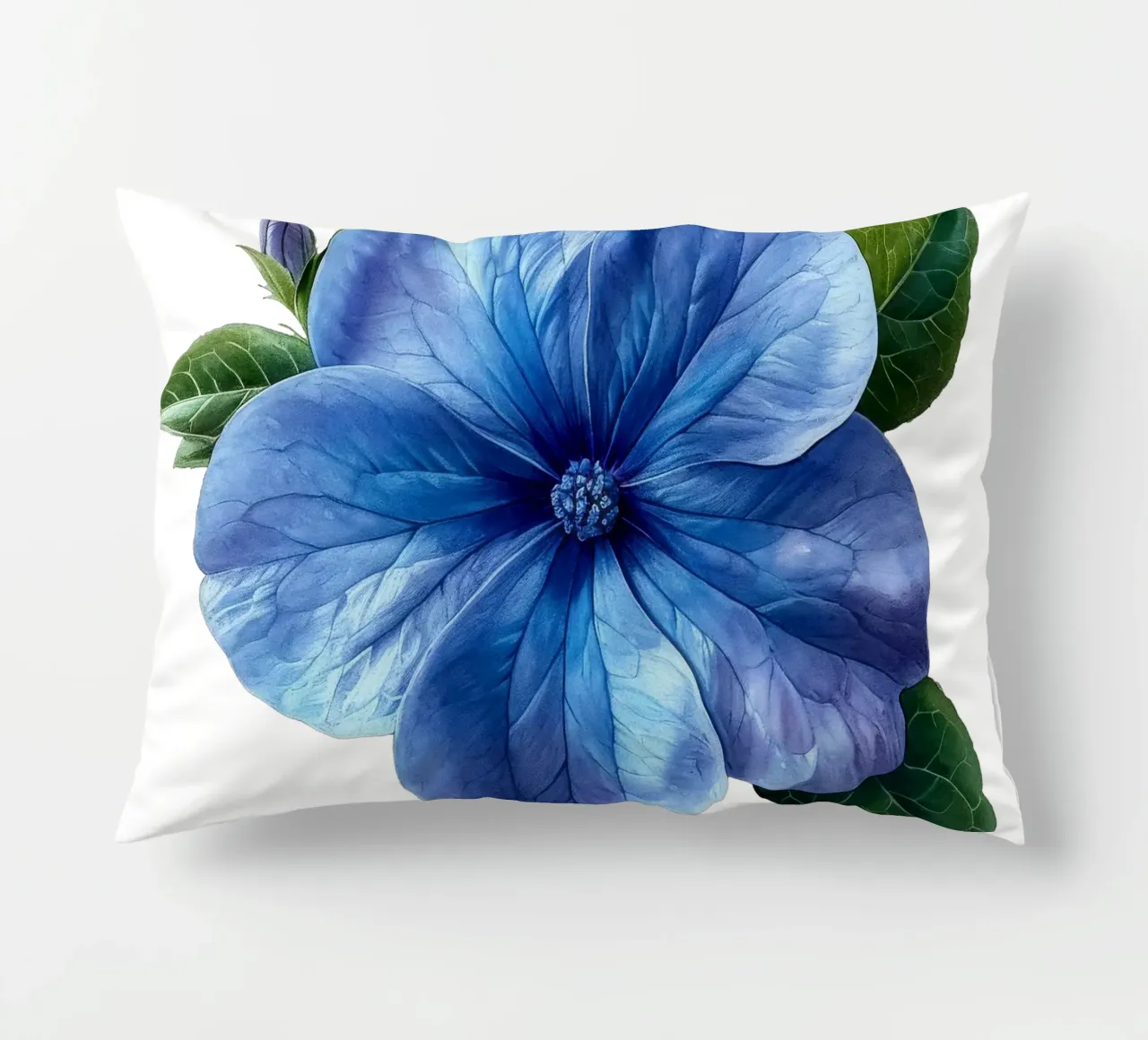 Fiore di pervinca cuscino da Bold Blooms