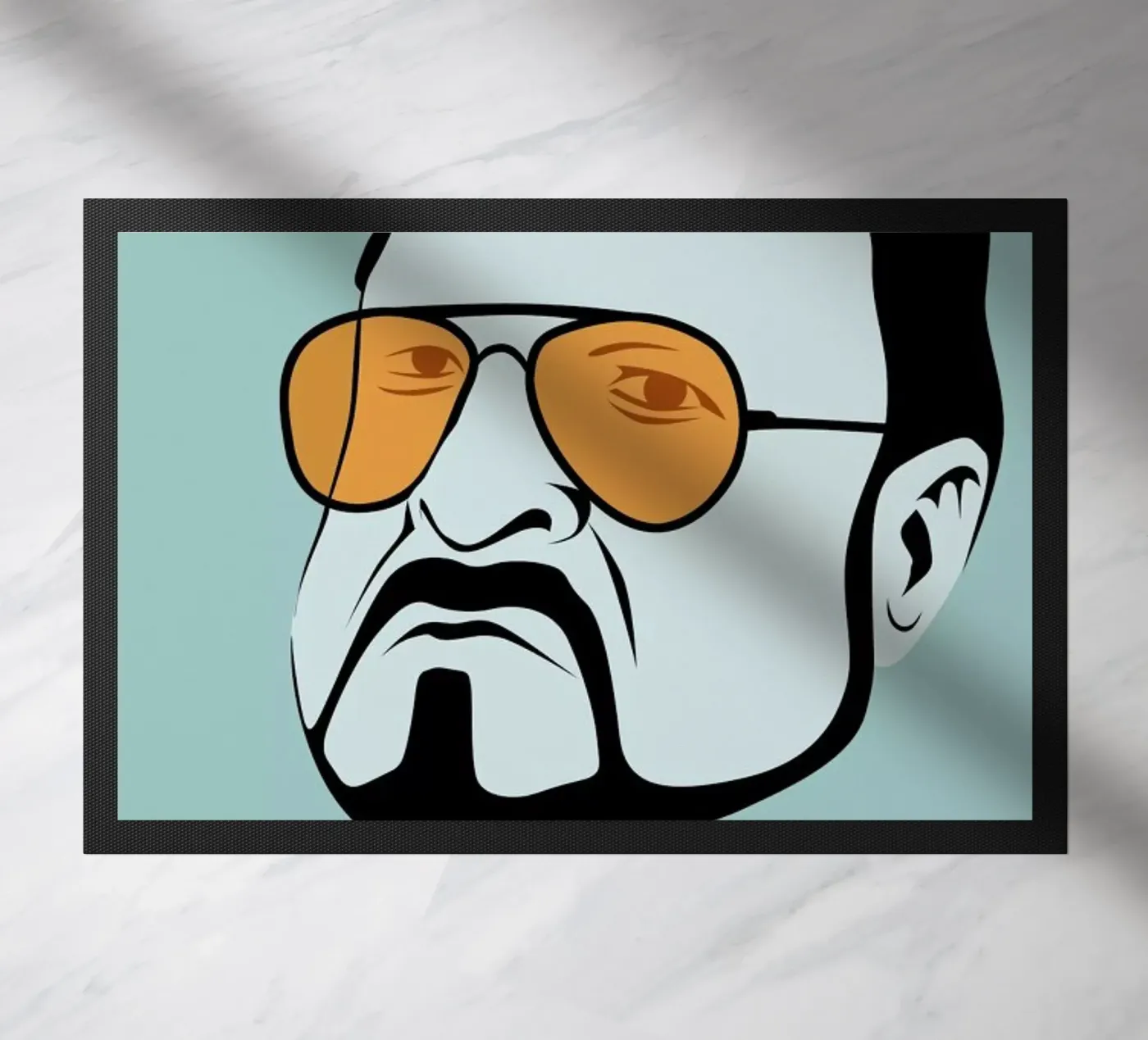 Mark it Zero Poster 1 deurmat van Naxart