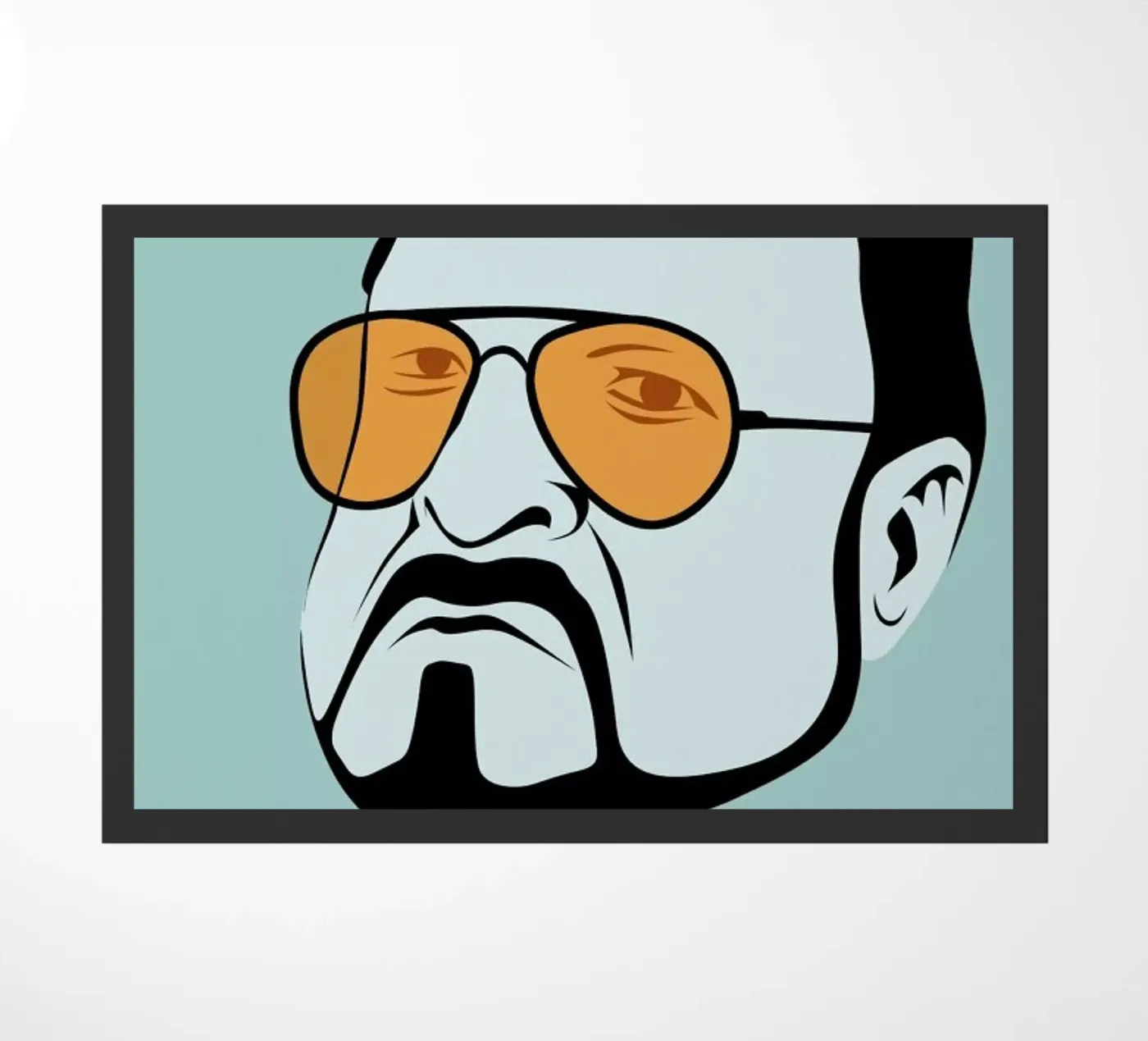 Mark it Zero Poster 1 deurmat van Naxart