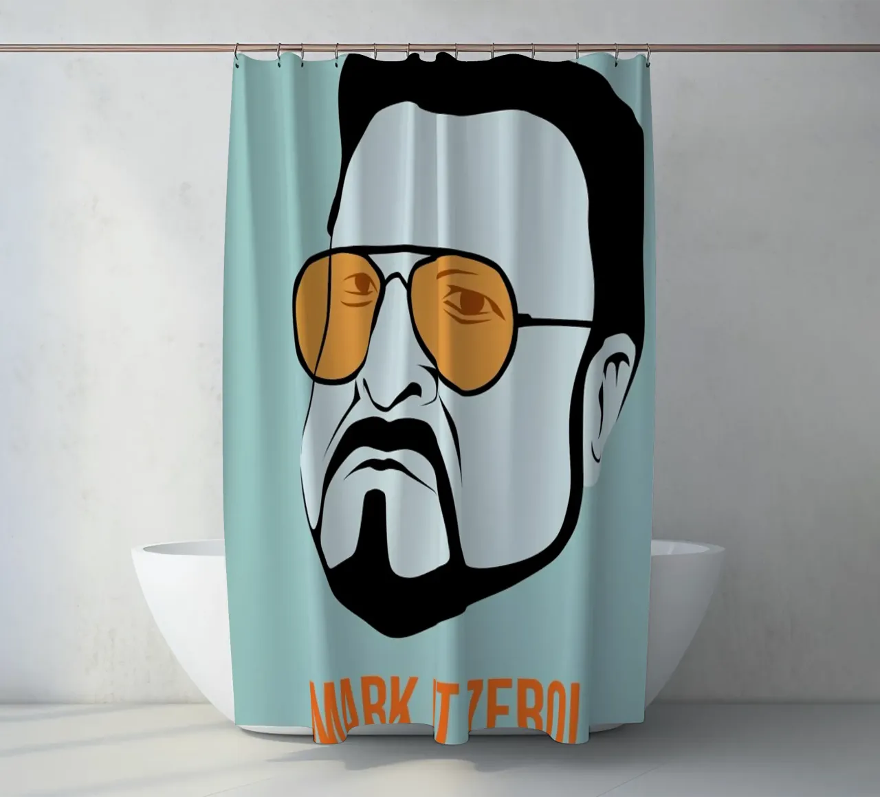 Mark it Zero Poster 1 tenda da doccia da Naxart