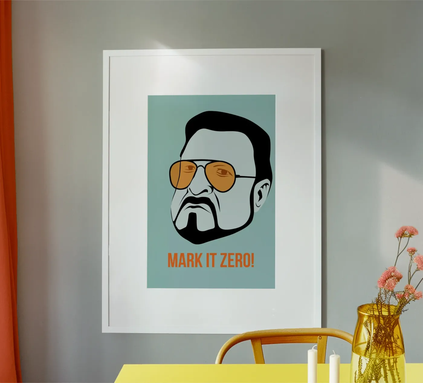 Mark it Zero Poster 1 Poster von Naxart