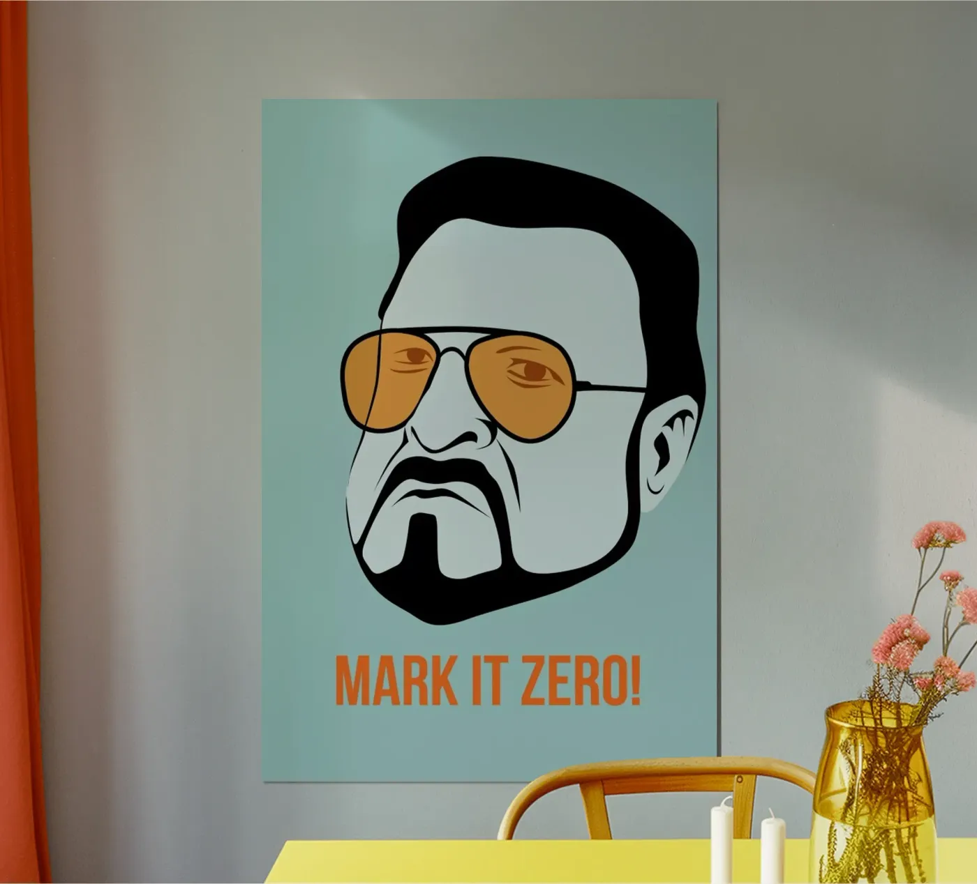 Mark it Zero Poster 1 Poster von Naxart