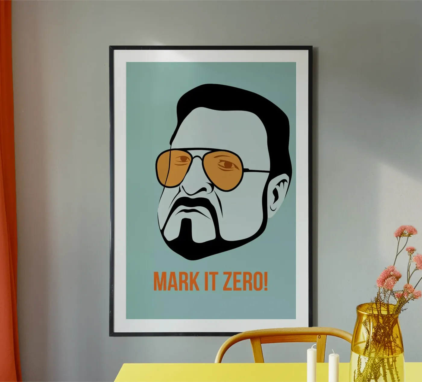 Mark it Zero Poster 1 Poster von Naxart