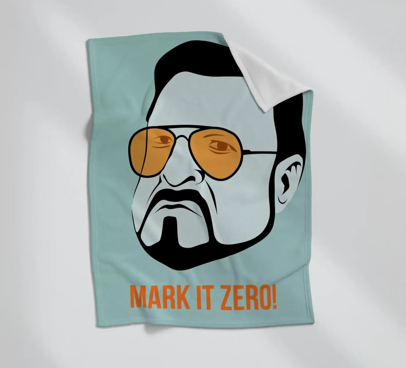 Mark it Zero Poster 1 Fleecedecke von Naxart