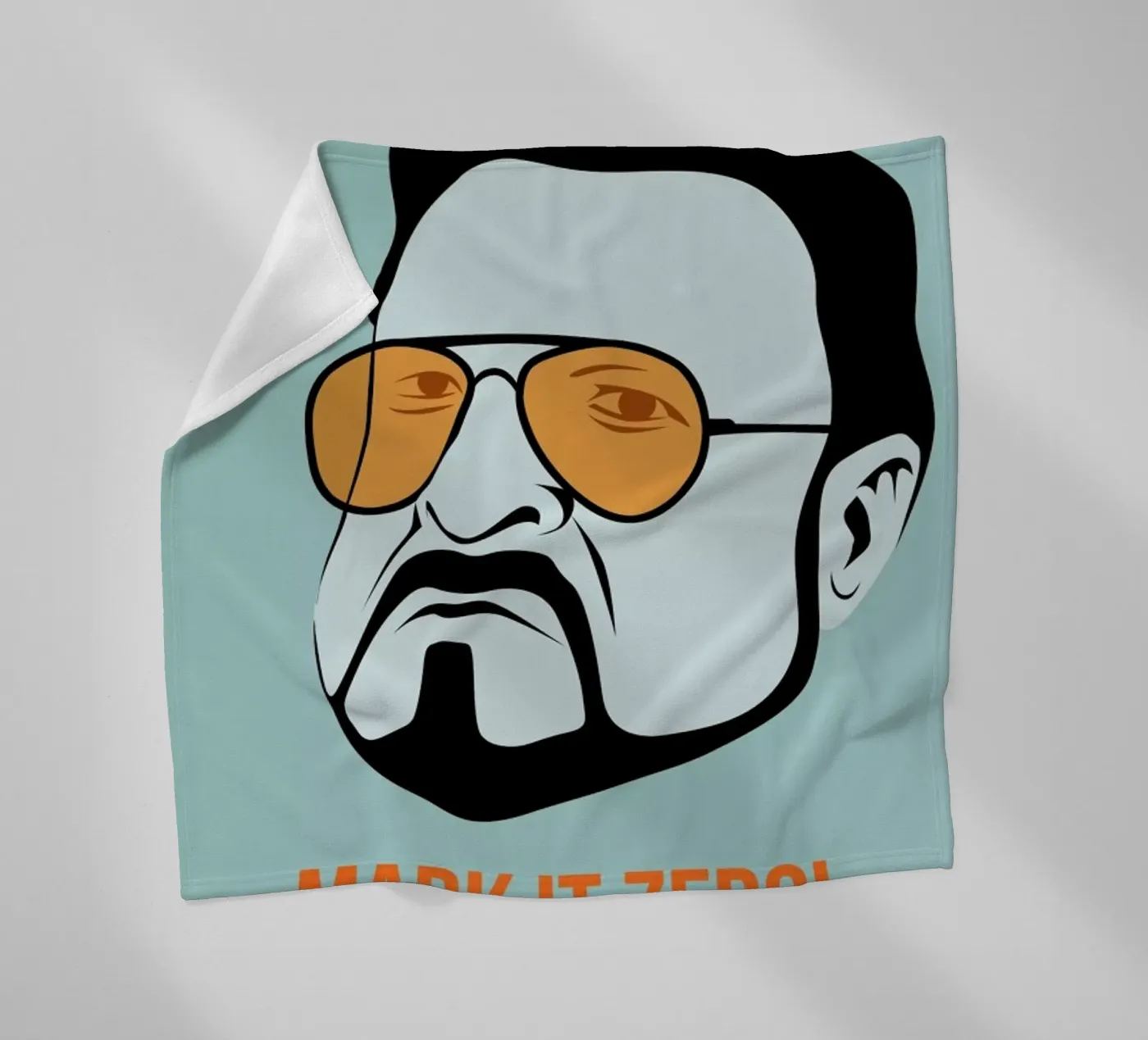 Mark it Zero Poster 1 Fleecedecke von Naxart