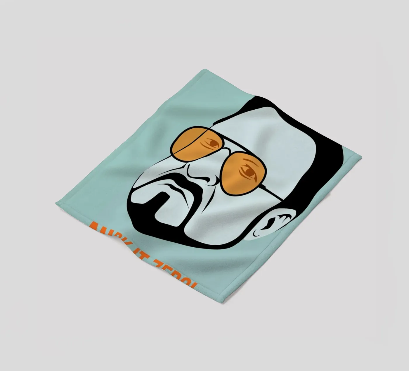 Mark it Zero Poster 1 Fleecedecke von Naxart