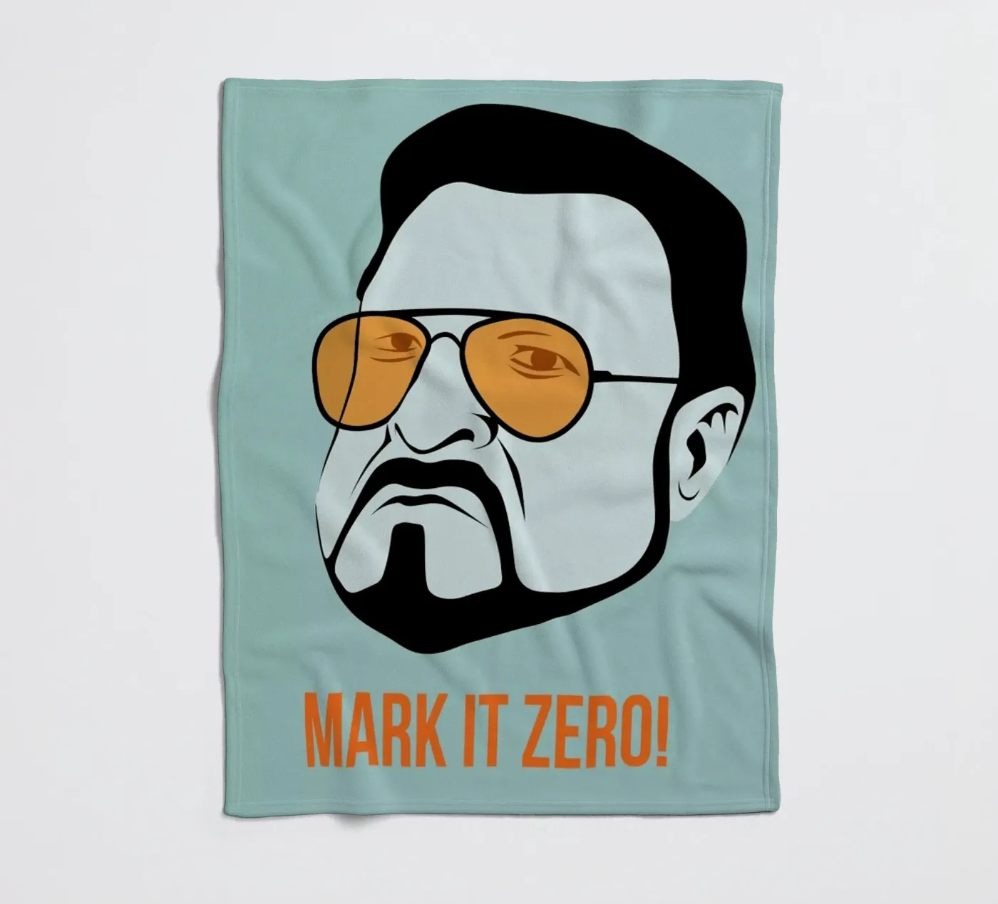 Mark it Zero Poster 1 Fleecedecke von Naxart