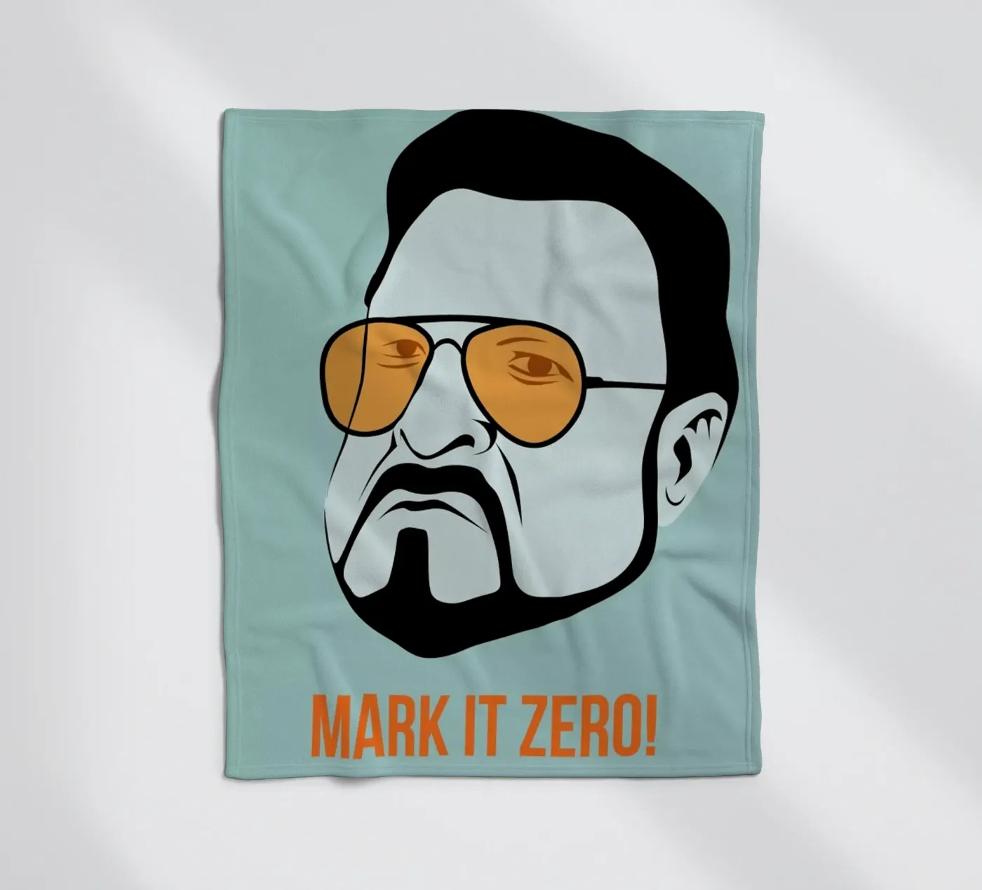 Mark it Zero Poster 1 Fleecedecke von Naxart
