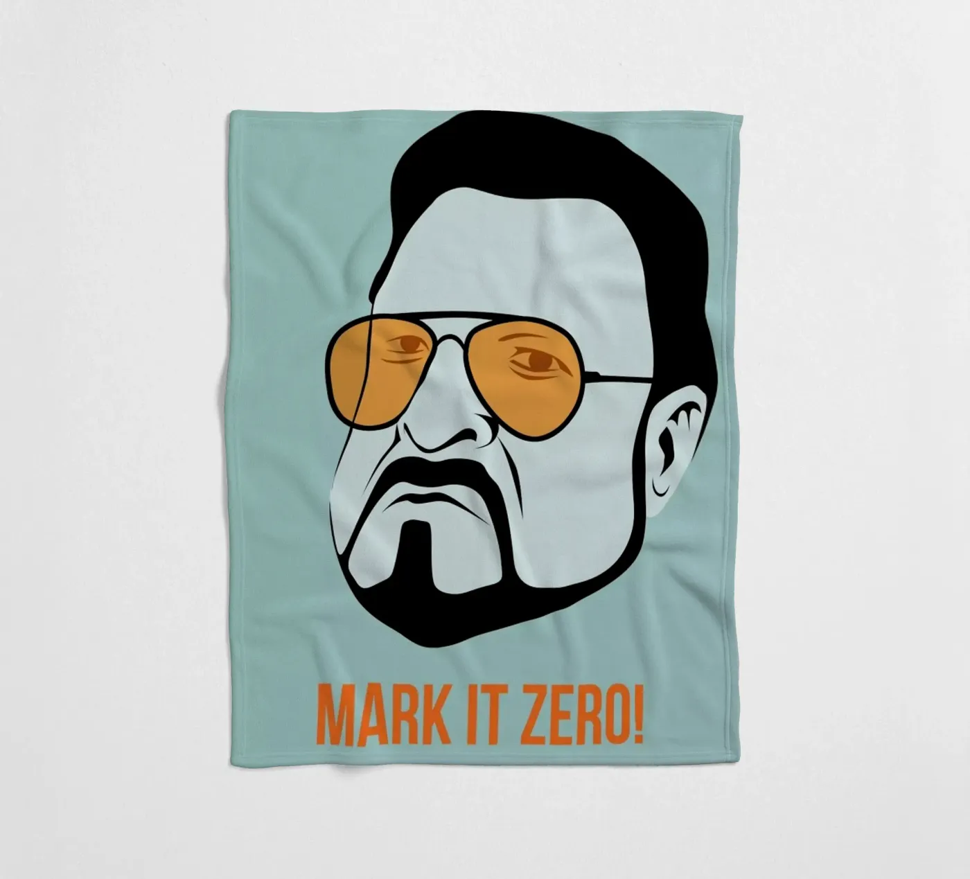 Mark it Zero Poster 1 Fleecedecke von Naxart