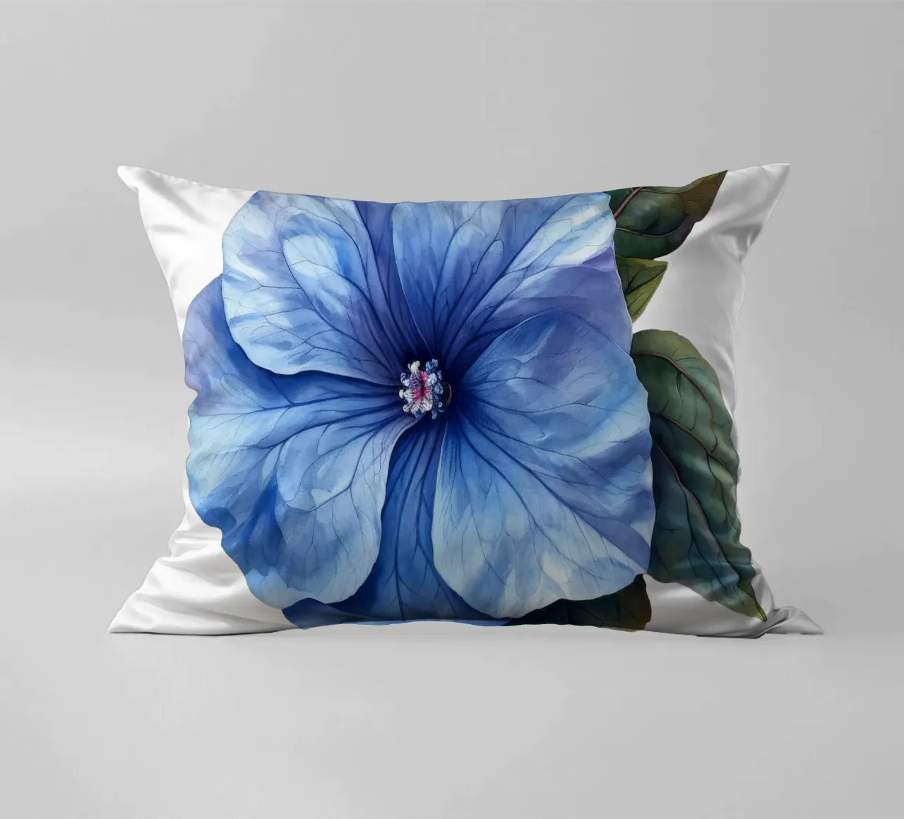 Fiore di pervinca cuscino da Bold Blooms