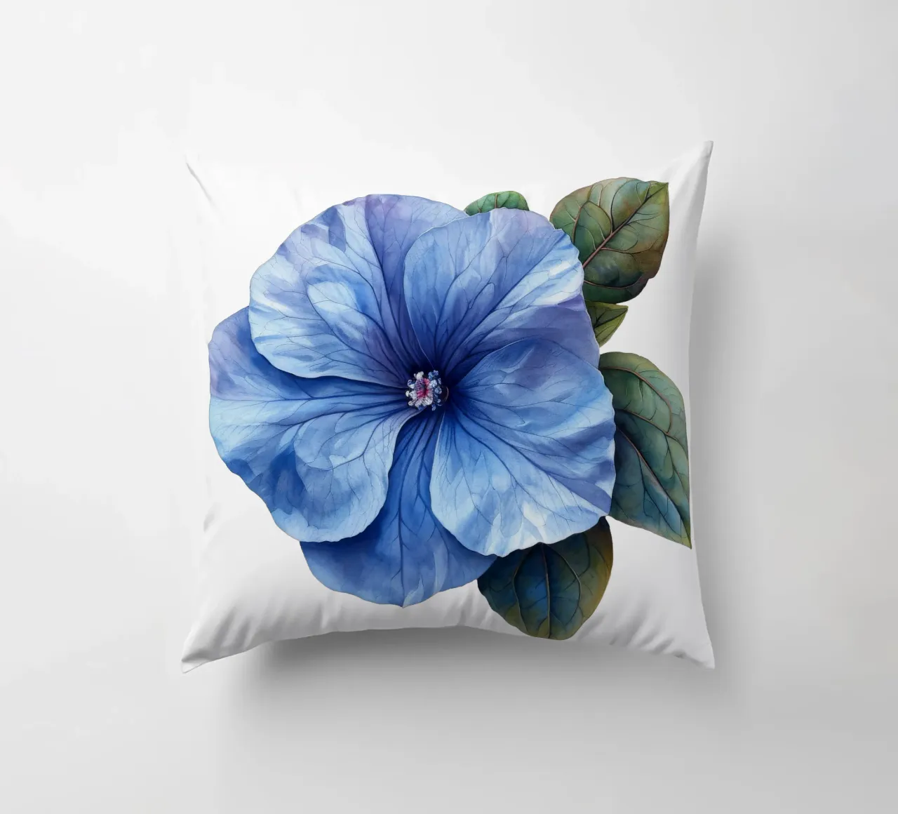 Fiore di pervinca cuscino da Bold Blooms