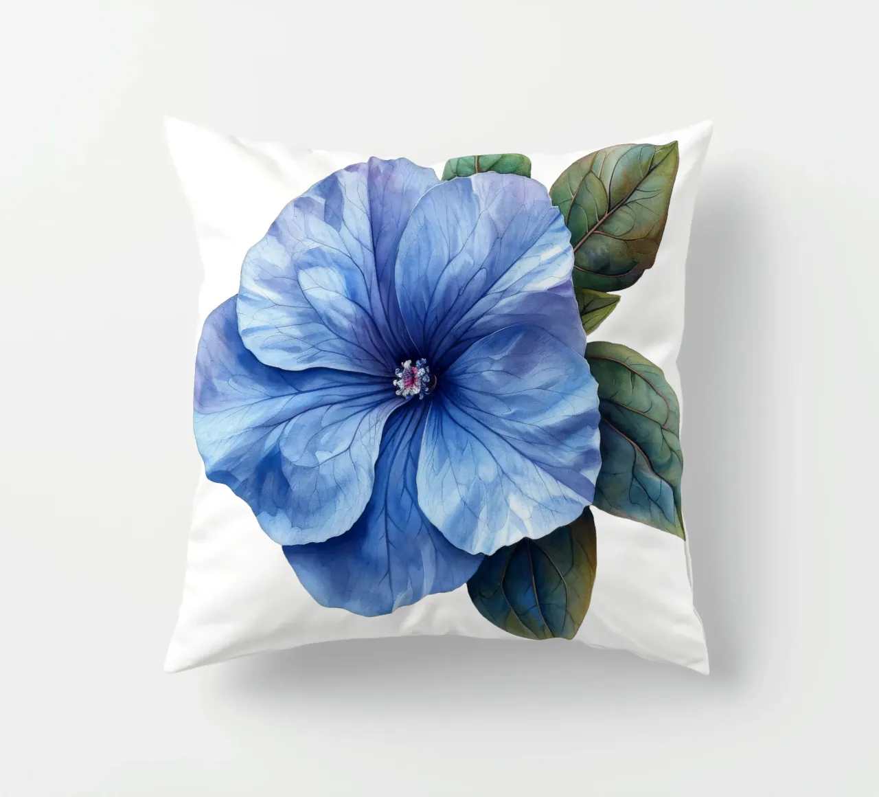 Fiore di pervinca cuscino da Bold Blooms