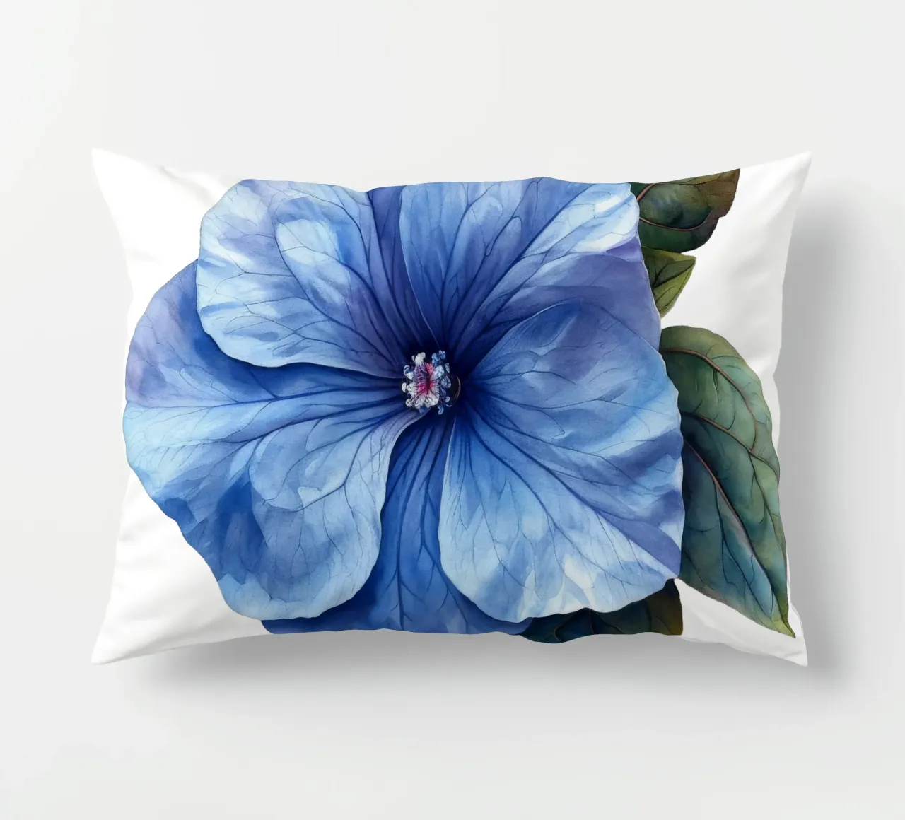 Fiore di pervinca cuscino da Bold Blooms