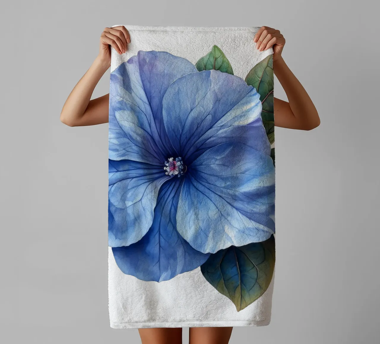 Fiore di pervinca asciugamano da bagno da Bold Blooms
