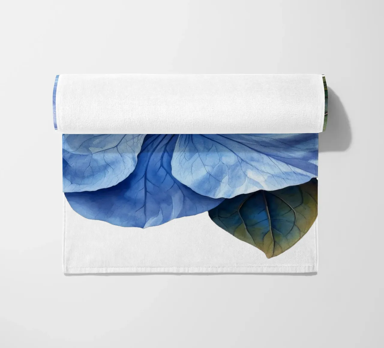 Periwinkle Flower beach towel by Bold Blooms
