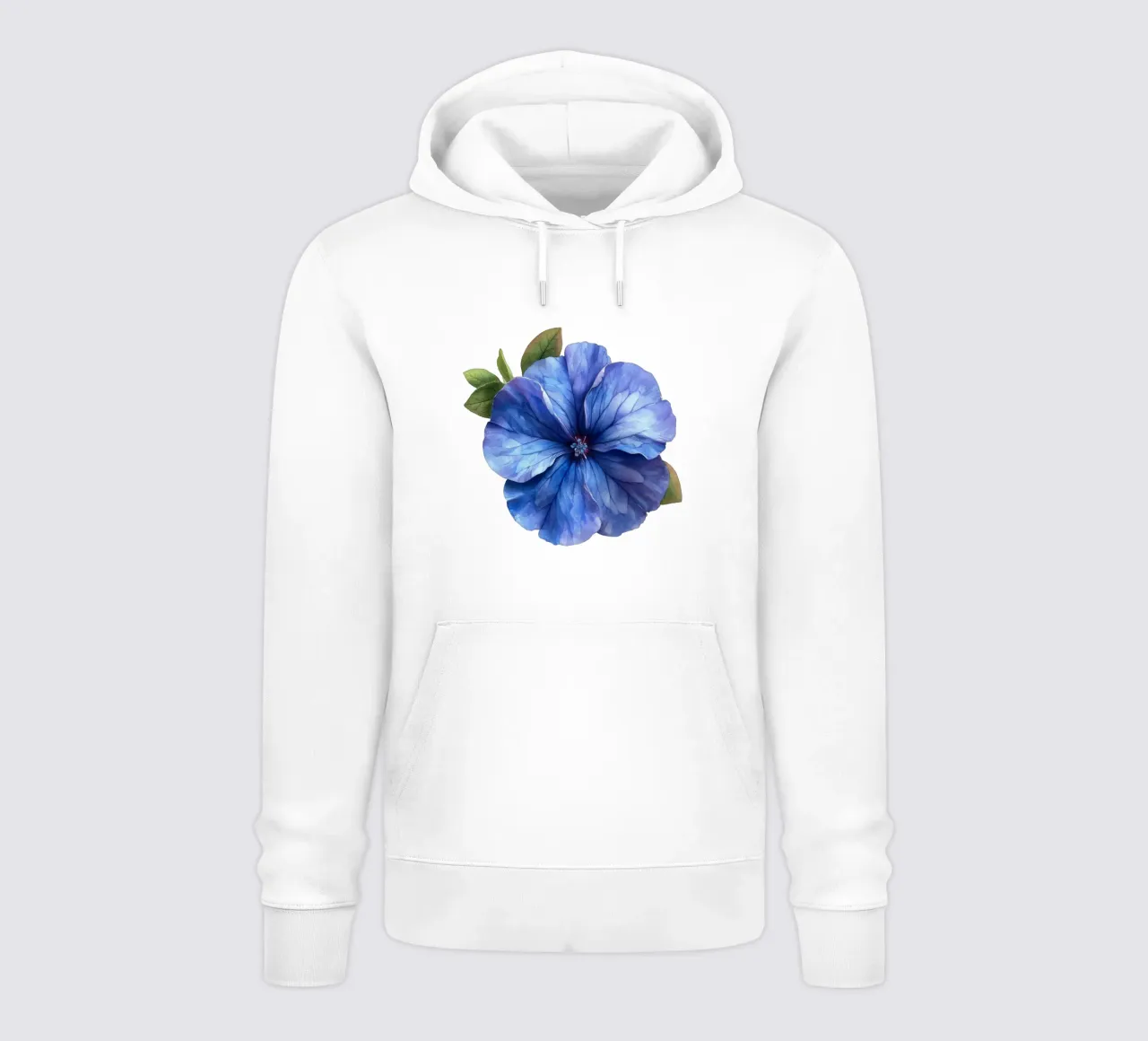 Fiore di pervinca felpa con cappuccio da Bold Blooms
