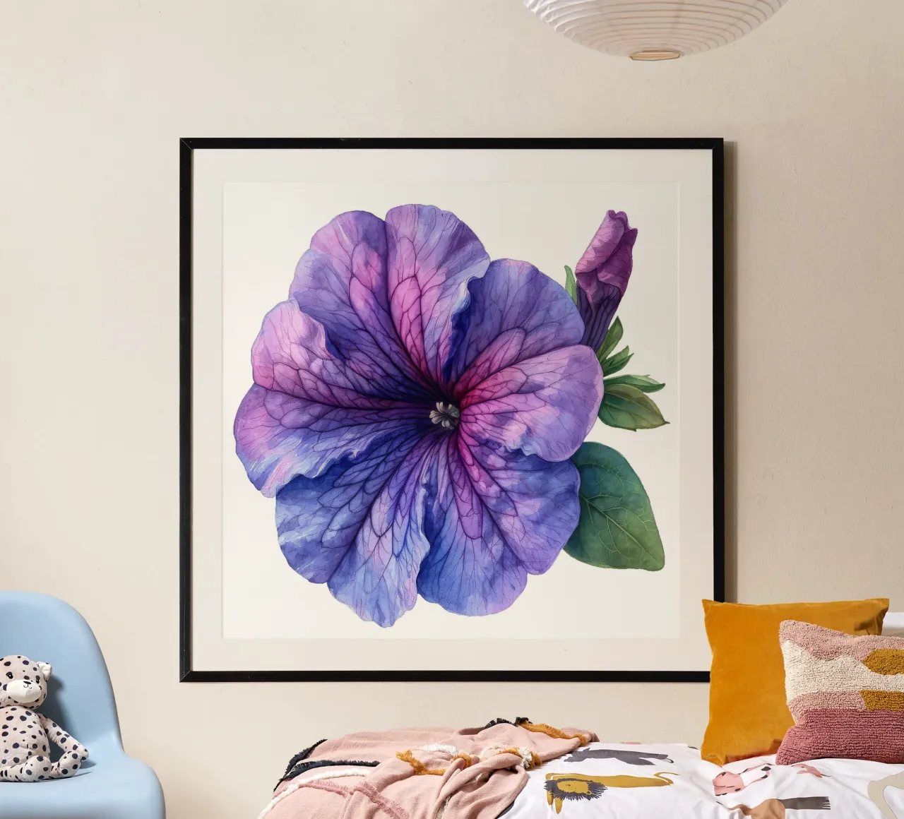Fiore di petunia poster da Bold Blooms