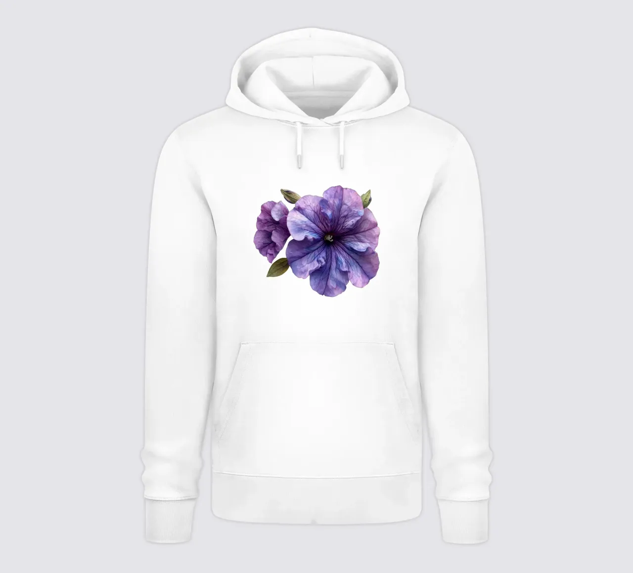 Fiore di petunia felpa con cappuccio da Bold Blooms