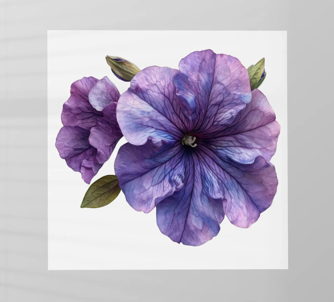 Fiore di petunia pellicola backlit da Bold Blooms