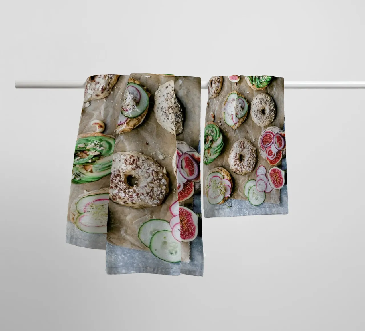 Bagel Brunch asciugamano da bagno da Eat this