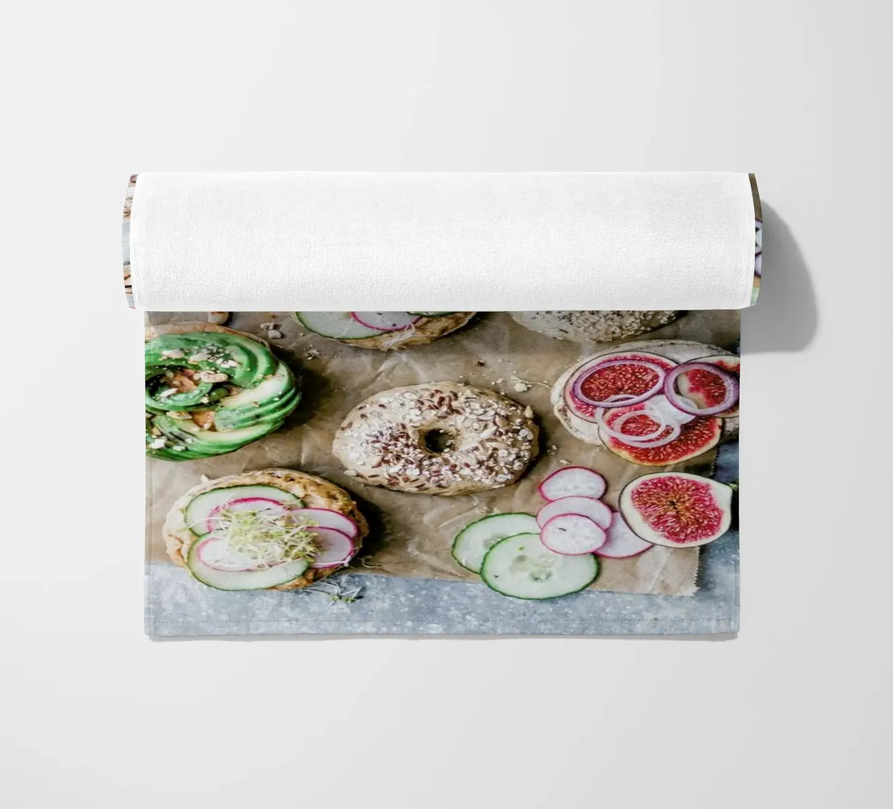Bagel Brunch Strandtuch von Eat this