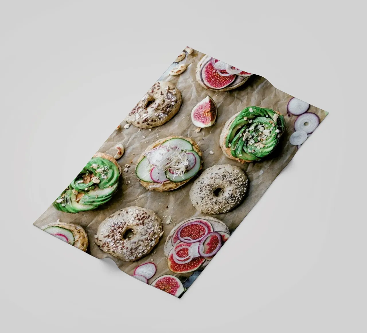 Bagel Brunch Strandtuch von Eat this