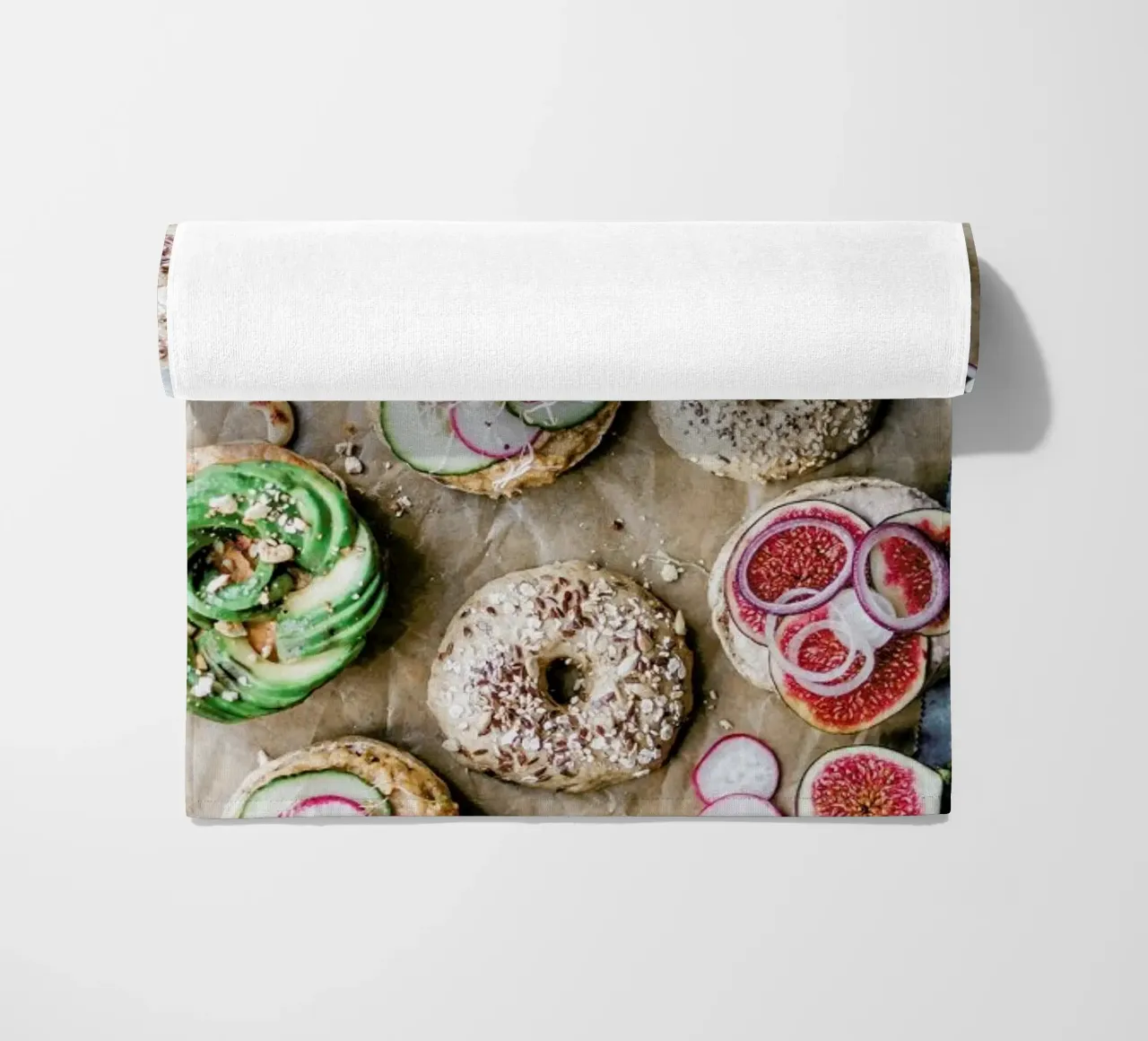 Bagel Brunch Strandtuch von Eat this