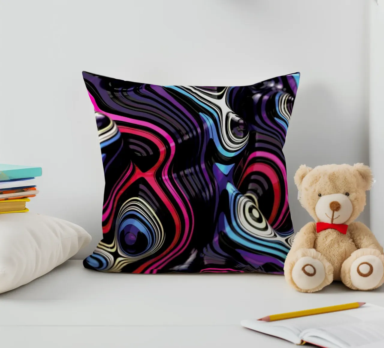 Weird II decorative cushion by Danny Ivan