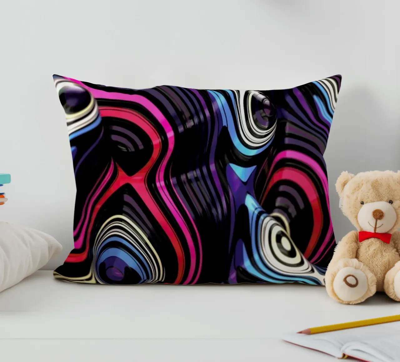 Weird II decorative cushion by Danny Ivan