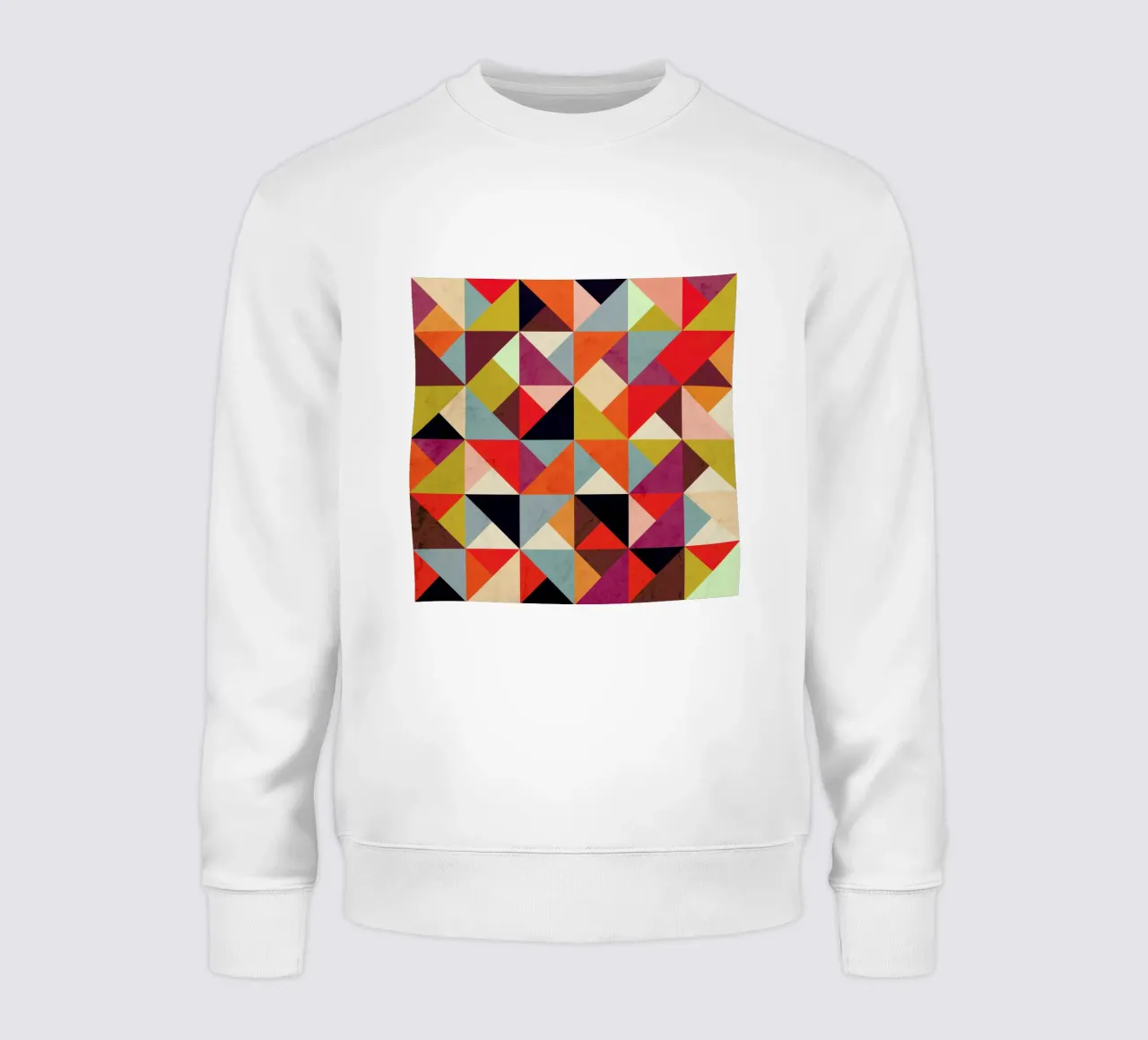 Bright Geometric Happy Pattern felpa da Tobe Fonseca
