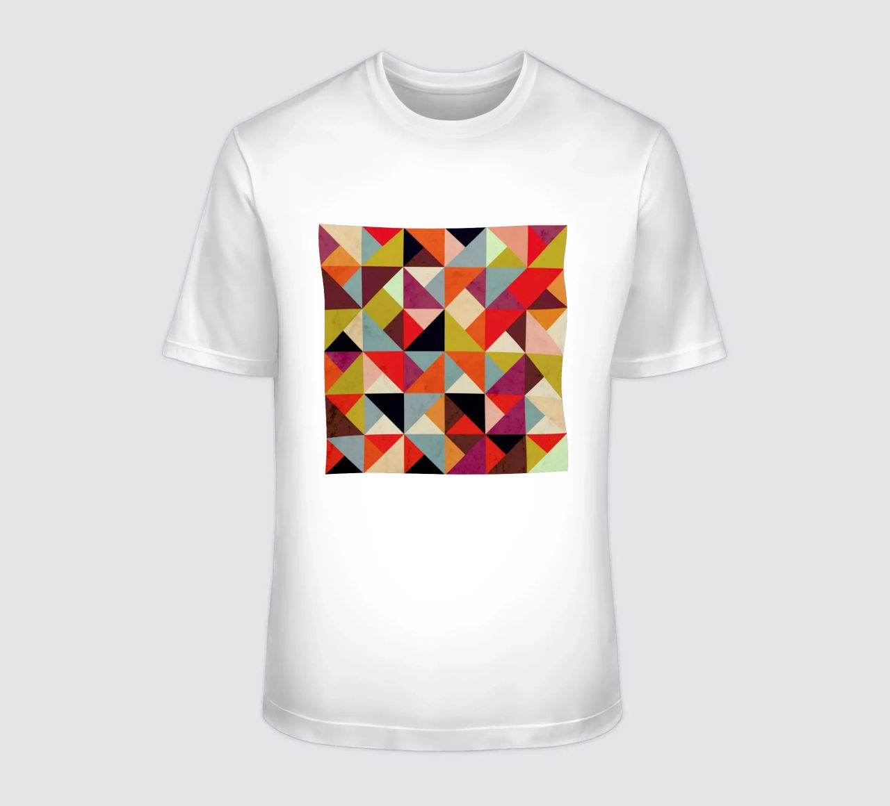 Bright Geometric Happy Pattern t-shirt da Tobe Fonseca