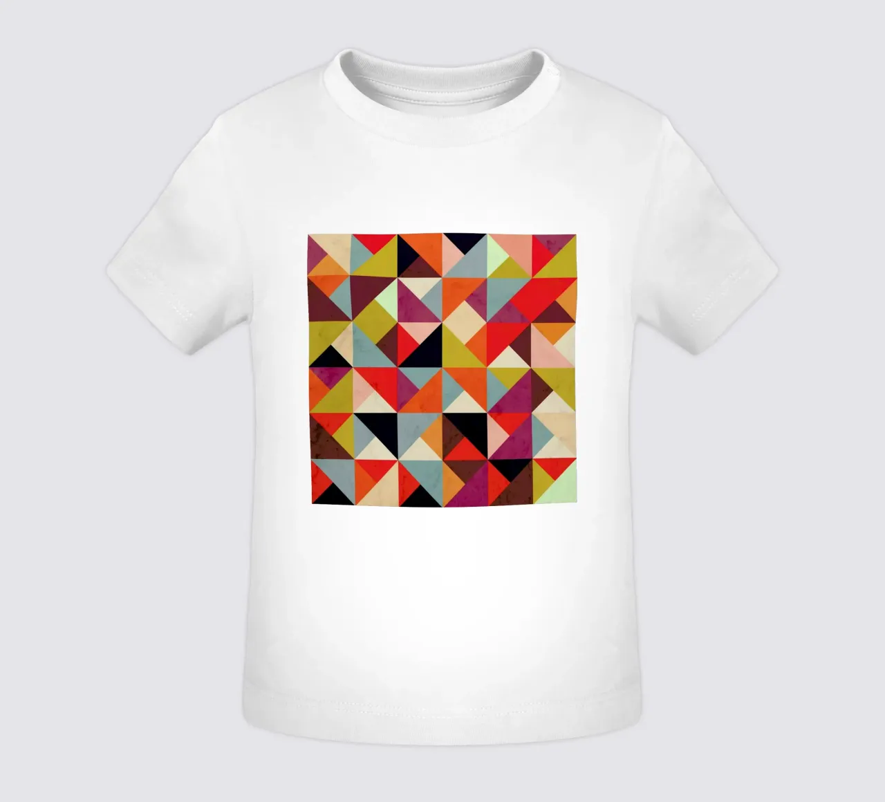 Bright Geometric Happy Pattern maglietta neonato da Tobe Fonseca
