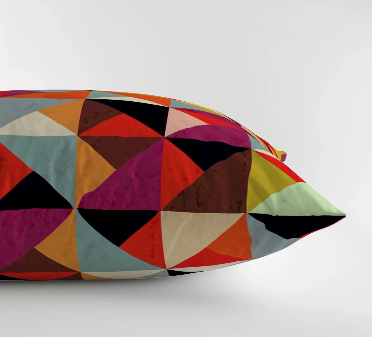 Bright Geometric Happy Pattern cuscino da Tobe Fonseca