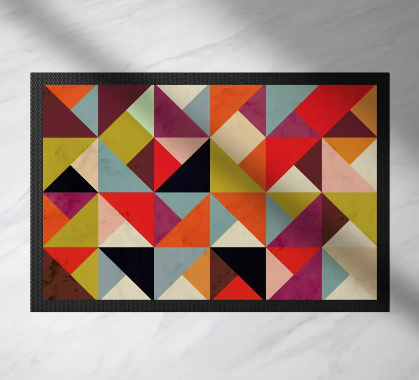 Bright Geometric Happy Pattern zerbino da Tobe Fonseca
