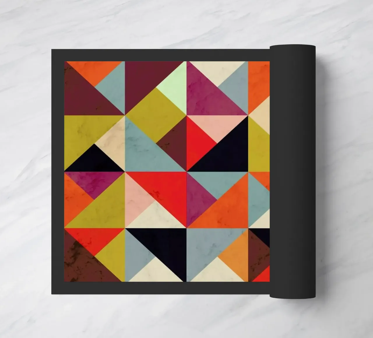 Bright Geometric Happy Pattern zerbino da Tobe Fonseca