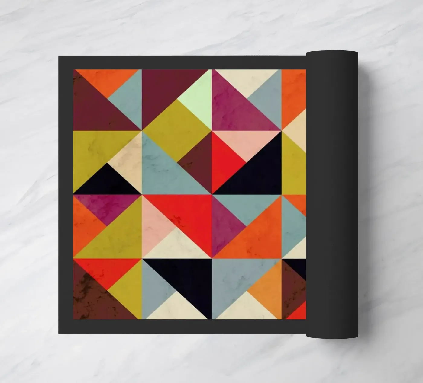 Bright Geometric Happy Pattern zerbino da Tobe Fonseca