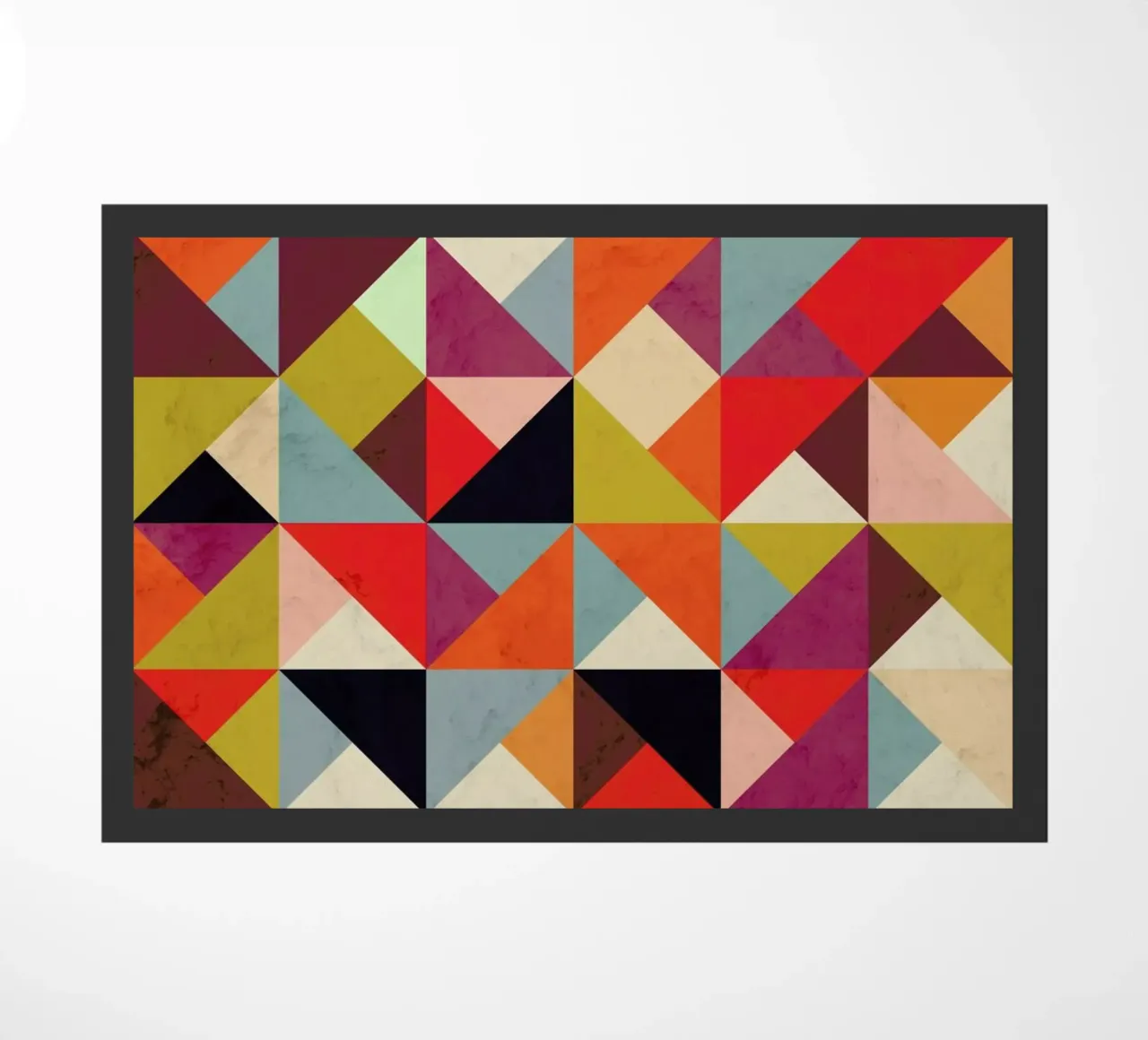 Bright Geometric Happy Pattern zerbino da Tobe Fonseca