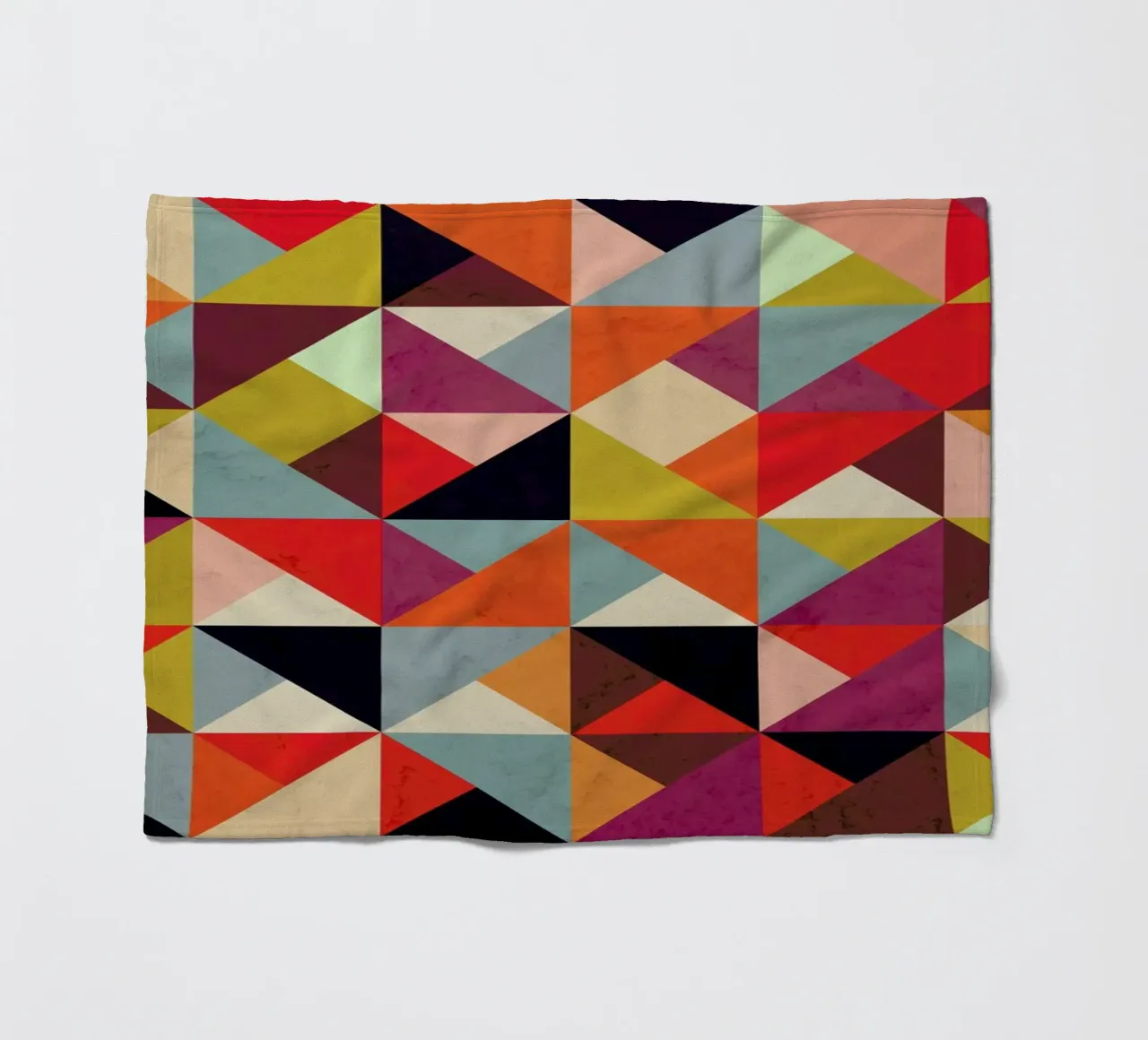 Bright Geometric Happy Pattern coperta in pile da Tobe Fonseca