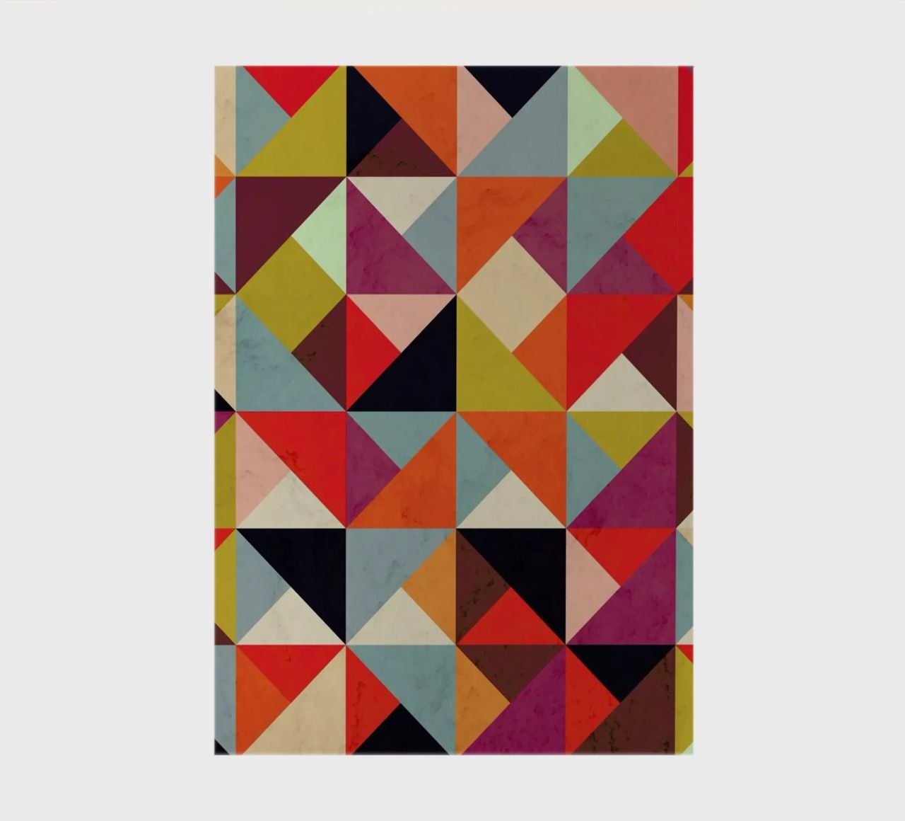 Bright Geometric Happy Pattern notebook by Tobe Fonseca