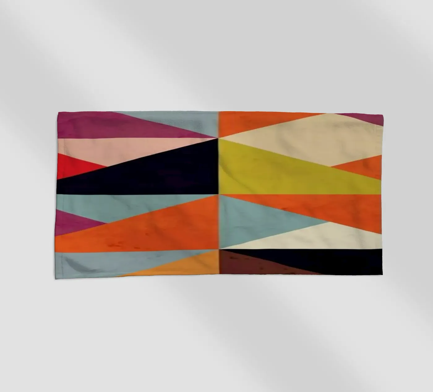 Bright Geometric Happy Pattern telo mare da Tobe Fonseca