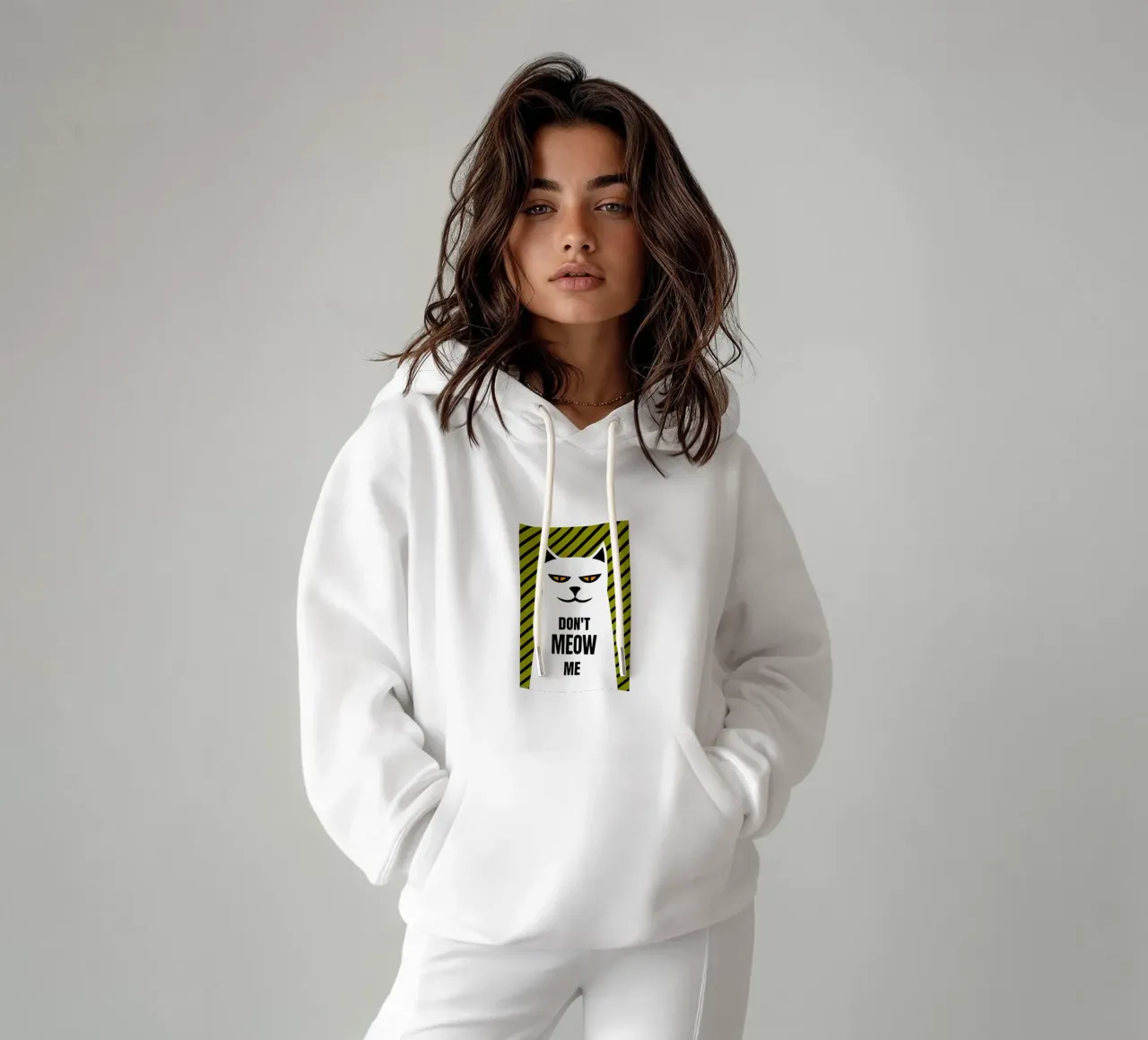 Non miagolare felpa con cappuccio da ARTVI-SHOP