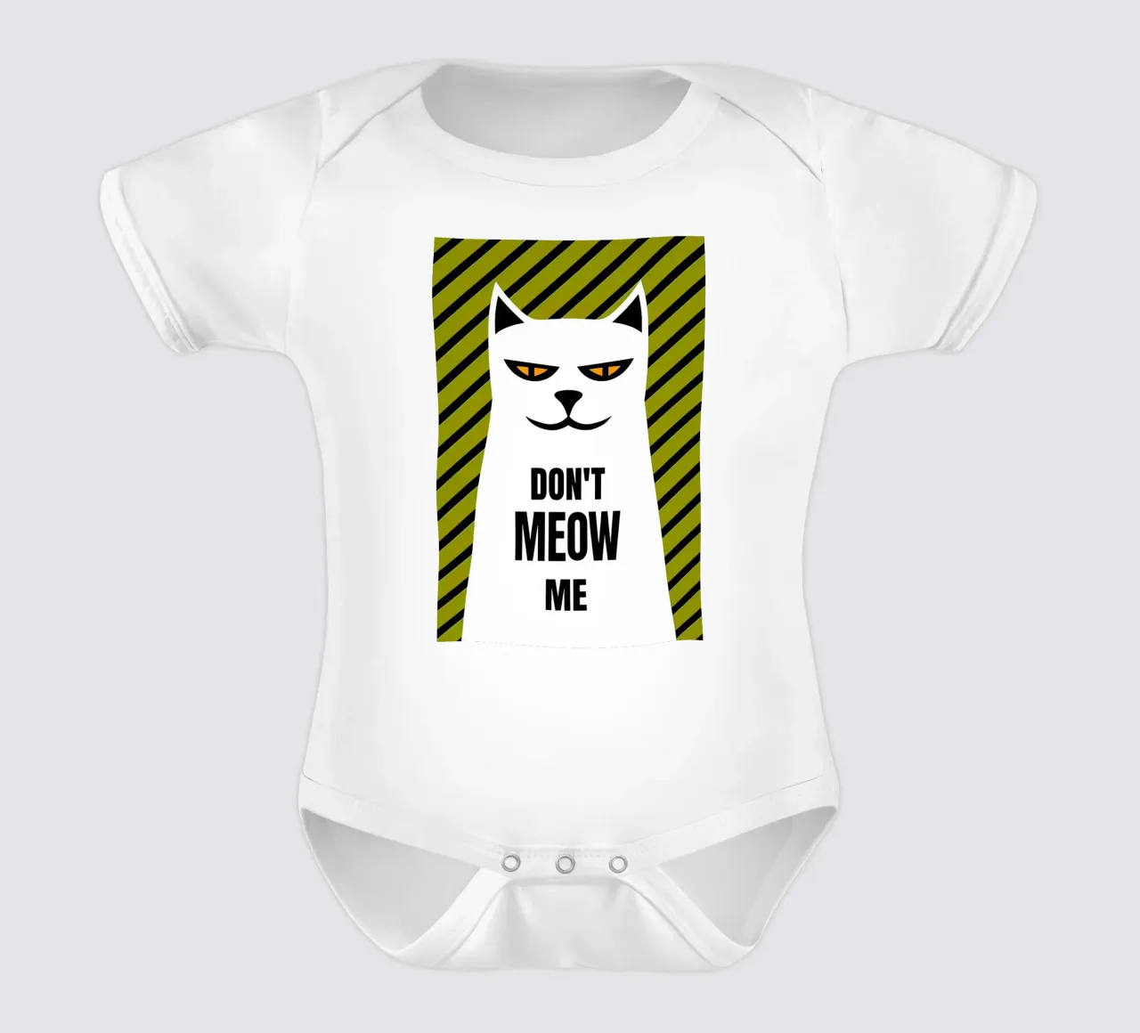 Non miagolare body neonato maniche corte da ARTVI-SHOP