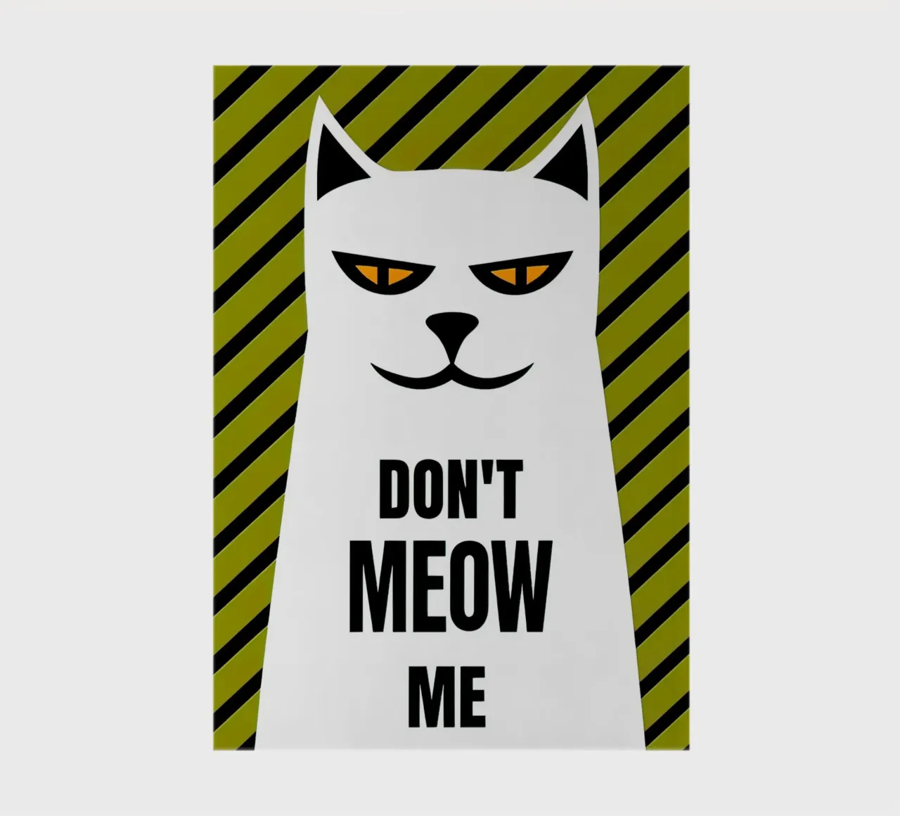 don't meow me notebook by ARTVI-SHOP