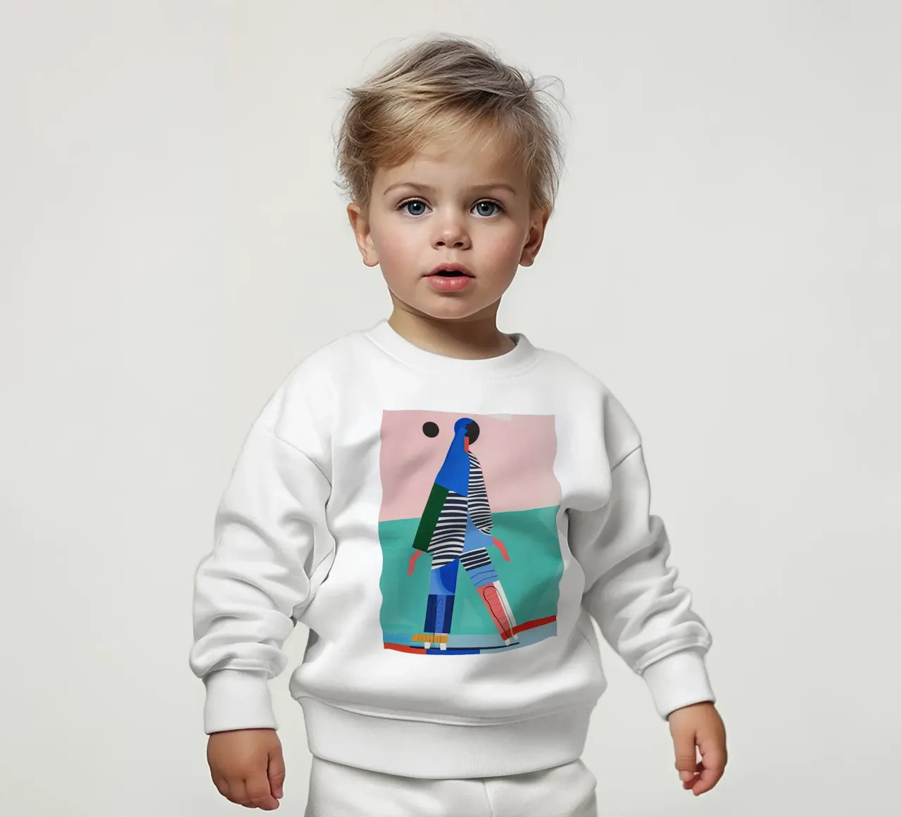 figura geometrica felpa neonato da DaarbyN